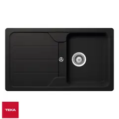 Teka - Lavadero de Cocina Sobre Tablero Granito Simpla 45 B-TG 1C 1E