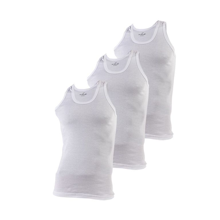 Pack x3 Bvd BÃ¡sico Premium Blanco.