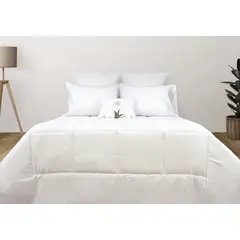 ARLIN TEXTIL - Edredon Duvet King Color Blanco