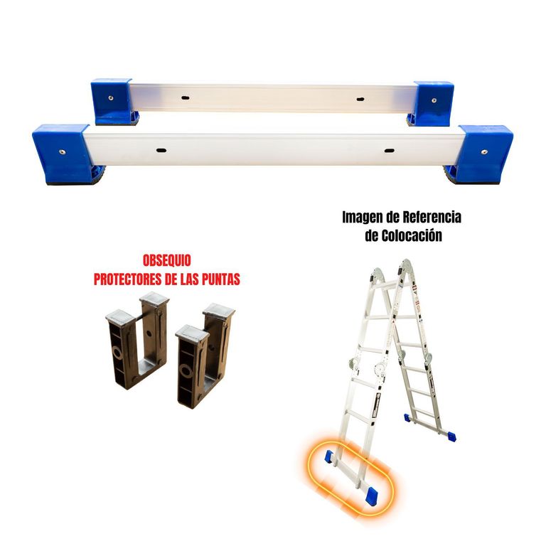 Zapata para Escalera Multiposición de Aluminio (x 1 Par)