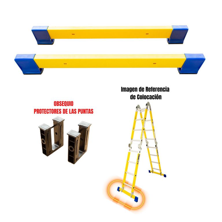 Zapata para Escalera Multiposición de Fibra de Vidrio (x 1 Par)
