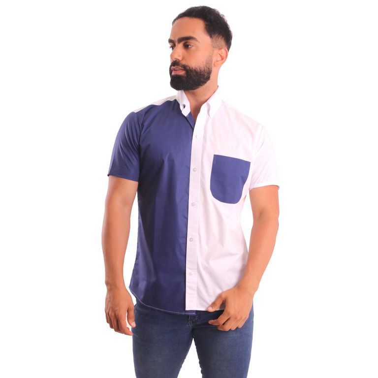 Camisa Manga Corta Piero Biani para Hombre.