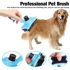 GENERICO - Peine automatico perro gato conejo de plastico para mascota…