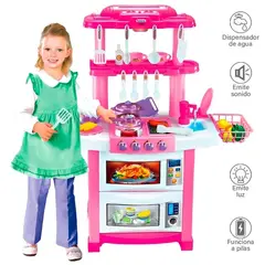 MINARI - Super Cocina Mini Chef de Niños Juguete con Accesorios 046J