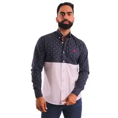 GENERICO - Camisa Manga Larga Piero Biani para Hombre de AlgodÃ³n