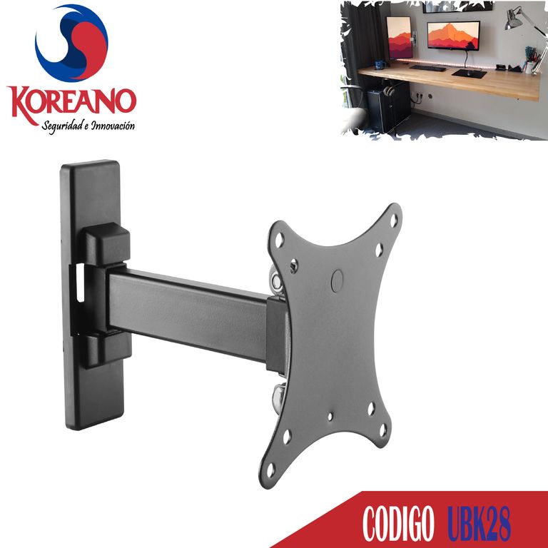 Soporte con brazo para Monitor 17 a 28 Pulgadas – UBK28