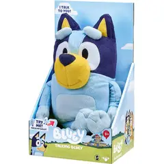 BLUEY - - Peluche Parlante de 33 Cm