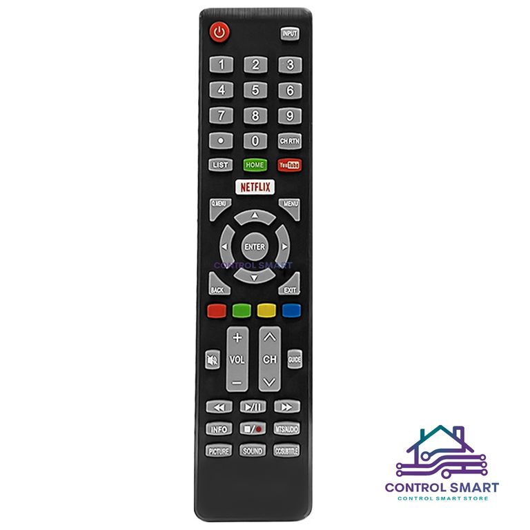 Control Remoto Compatible Para Smart Tv BGH