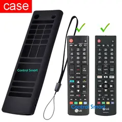 CASE - Funda Para Control Lg Akb Cubre Todo El Control - Negro