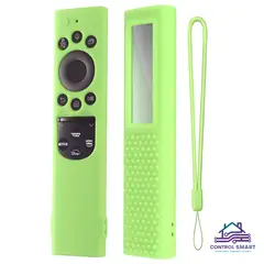 CASE - Funda Protector De Control Samsung Qled Solar2021- 2022 – Verde Fluor