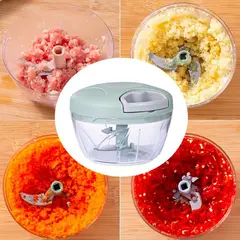 GENERICO - Picatodo de verduras manual cuerda multiuso