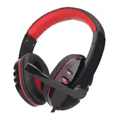 ITELSISTEM - Audifono Gamer Microfono 733 MV Pc Rojo Gaming