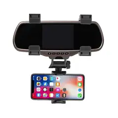GENERICO - Soporte celular auto porta celular auto retrovisor universal