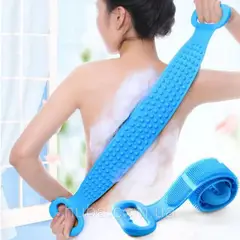 GENERICO - Cepillo corporal masajeador de silicona para baño ducha