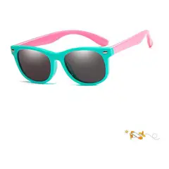 GENERICO - Lentes de Sol Niños Polarizados uv400 flexibles rosa verd
