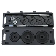 ULTIMATE FITNESS - Set Mancuernas - Barra 30 kg Pro