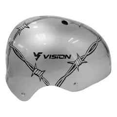 VISION - CASCO SKATE ** ** MOD. RJ-D001-8 (S) SILVER