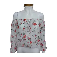 GENERICO - Camisa Floreada Mujer.