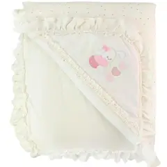 BABY MERINOS - Colcha bebe acolchada Algodon Bobito Conejita 3C - Crema