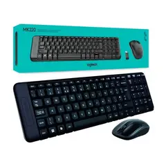 LOGITECH - Kit Teclado Mouse Inalambrico MK220 Usb