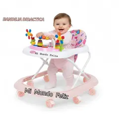 BABY - Andador para Bebe Musical Rosado Princess