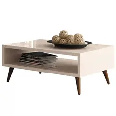 GENERICO - Mesa de Centro Alemán Color Blanco