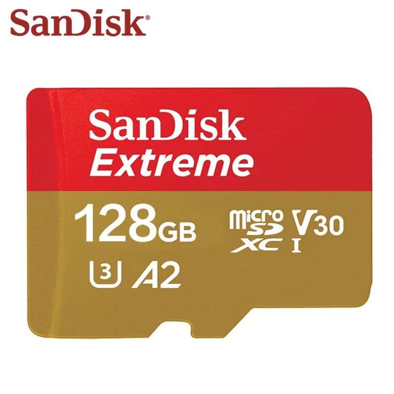 Tarjeta de memoria micro sd extreme 128 gb 190 Mb/s