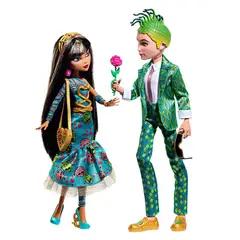 MATTEL - Pack Muñecos Monster High Cleo y Deuce Howliday Love Edition