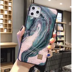 GENERICO - Funda cases suave de lujo con purpurina iphone 13 pro max