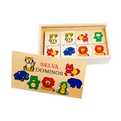 GENERICO - Dominó Madera Juego Didáctico para Niños