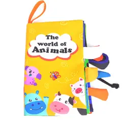 JP SOPORTECOM - Libro Estimulación Niños Juguete Sensorial Animal World