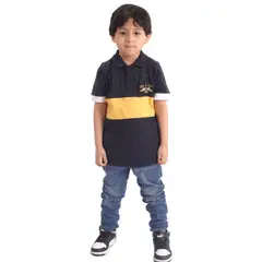 GENERICO - Polo Camisero Manga Corta NiÃ±o AlgodÃ³n Jersey Piero Biani