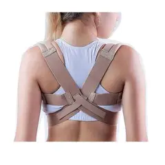 GENERICO - Faja Correctora de postura Elástica talla S color Beige
