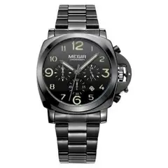 MEGIR - Reloj Acero Negro MEG-54