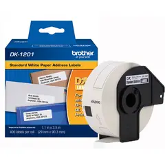 BROTHER - Cinta DK-1201 (29 mm x 90 mm) 400 etiquetas