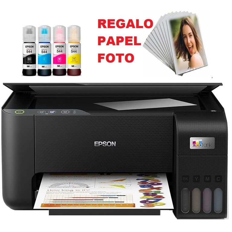 Impresora Ecotank L3210 imprime Escanea Copias Usb