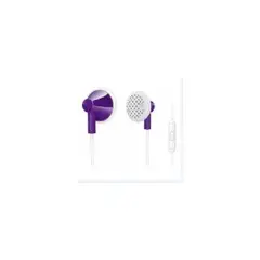 PHILIPS - – audífonos she2005 / contestador de llamadas/ cable anti – enredo / morado