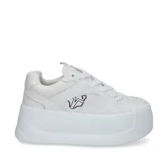 GOTTA - Zapatilla Plataforma Blanca Mujer C7325