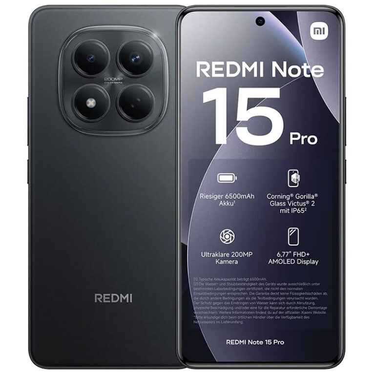 REDMI NOTE 15 PRO 4G 256GB 8GB RAM - BLACK