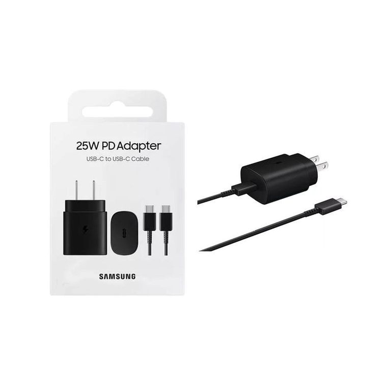 Cargador 25W USB C de Carga Rápida Original - NEGRO