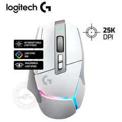 LOGITECH - MOUSE G502 X PLUS LIGHTSPEED WIRELESS 25K DPI RGB WHITE