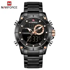 NAVIFORCE - Reloj Acero Negro NAV-20