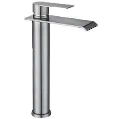 XM - MEZCLADORA MONOCOMANDO PARA LAVATORIO CASCADA ALTO SATINADO M304-01045