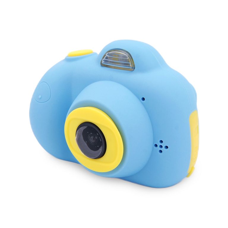 Cámara Digital y video para niños + TF 16 GB Munaiqui, color Celeste
