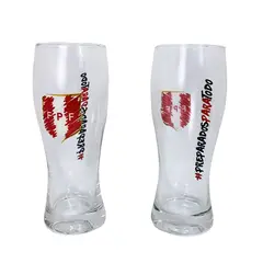 ICHIMATSU - 2pz Copas Vasos Cerveceros ¡Arriba Peru 413ml