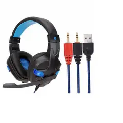 ITELSISTEM - Audifono Gamer Microfono 860 MV Pc Azul Blue Gaming