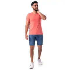 PIONIER - Shorts Basico Denim Stretch New Joursh Denim. Hombre