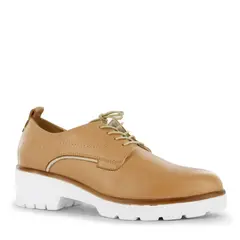 ECCO - Zapatos Casuales con Pasador Mujer Mena01 Camel Cuero Natural