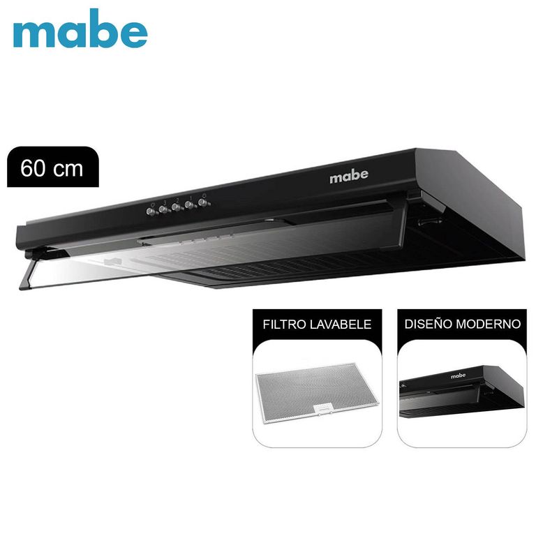Campana Extractora 60CM CMU6020PB0 - Black