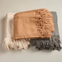 CLAUDIA RIVA HOME - Manta Palmas 100 Algodón